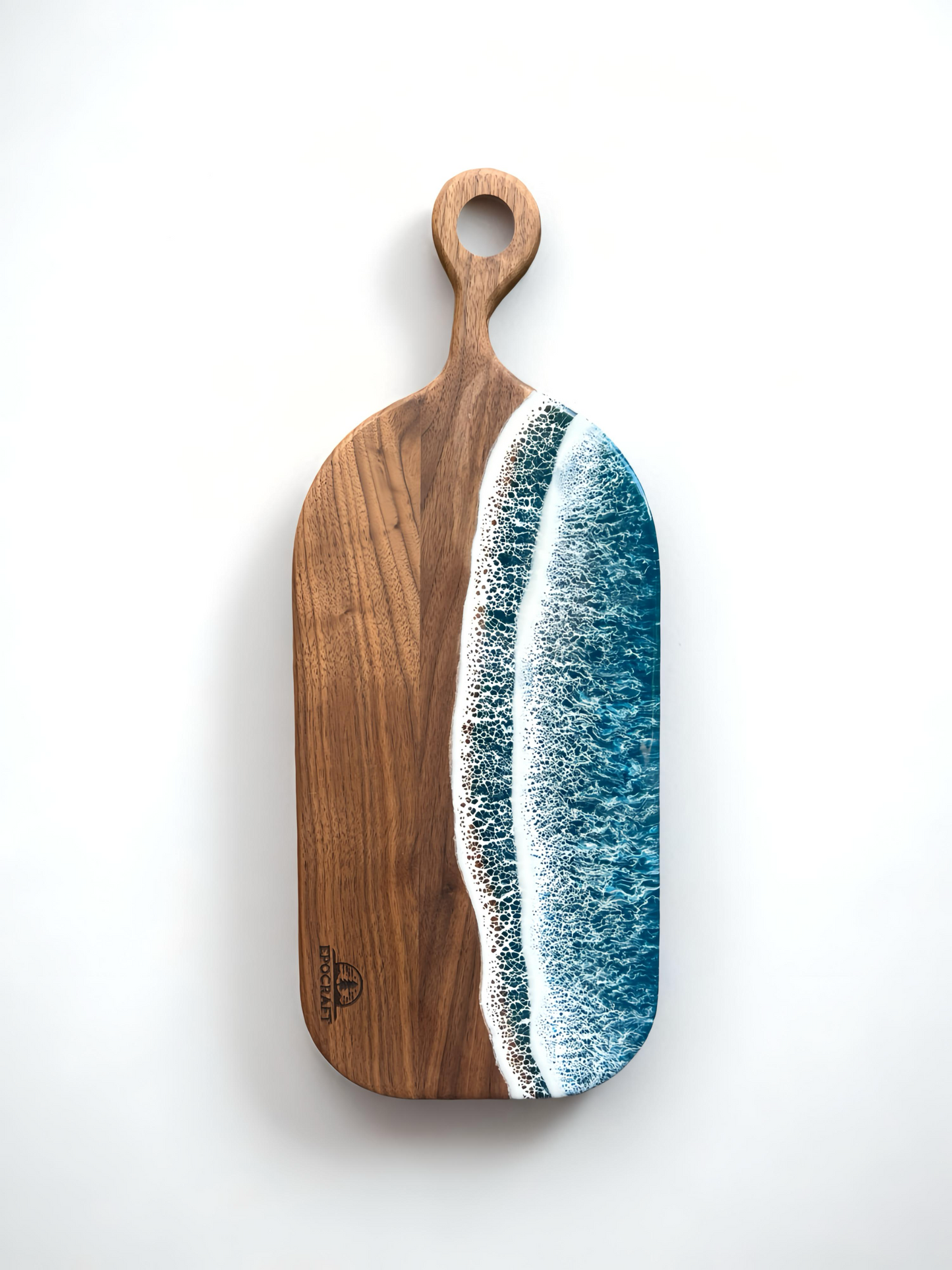Serveerplank oceaan - Walnoot