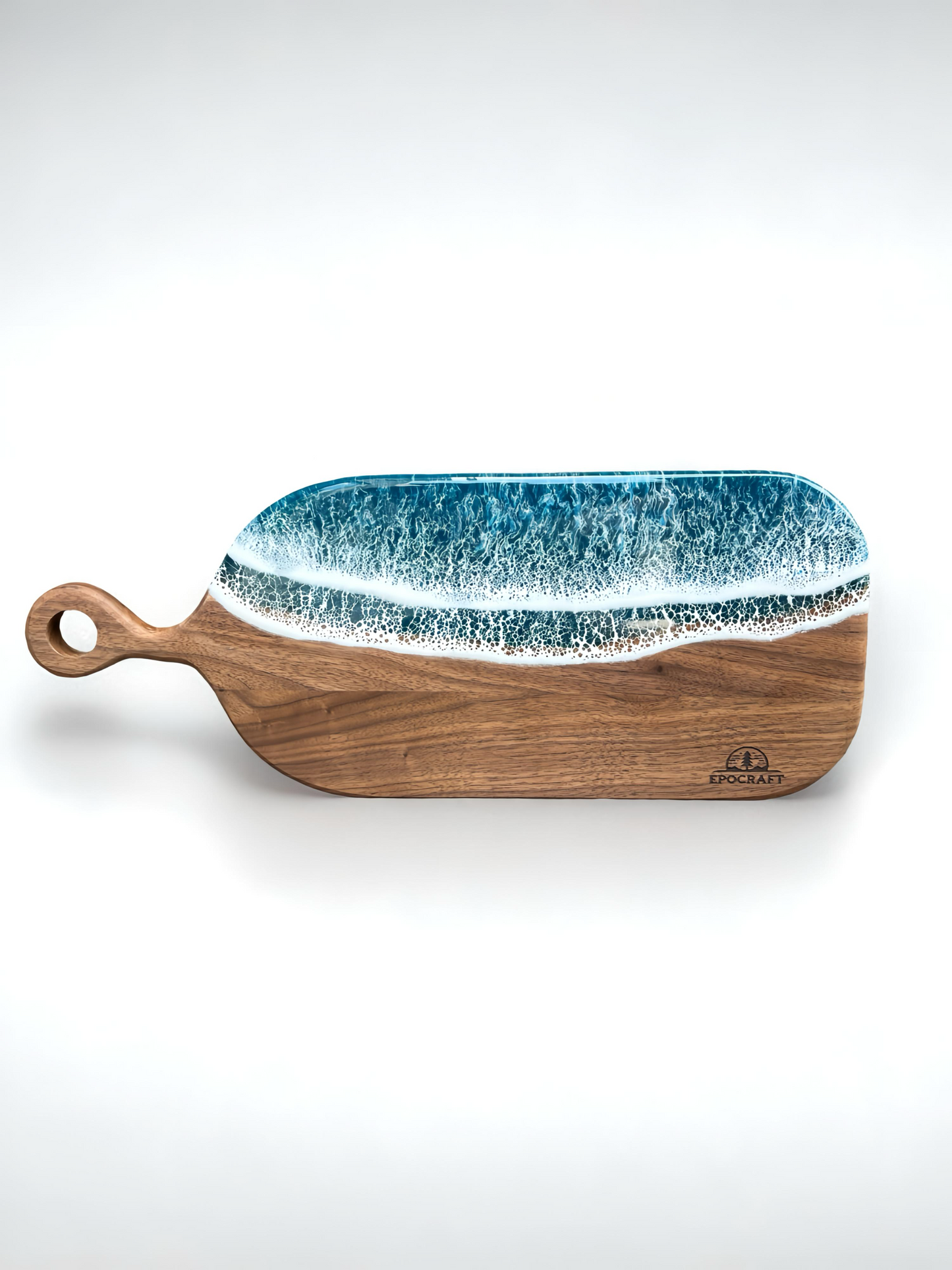 Serveerplank oceaan - Walnoot