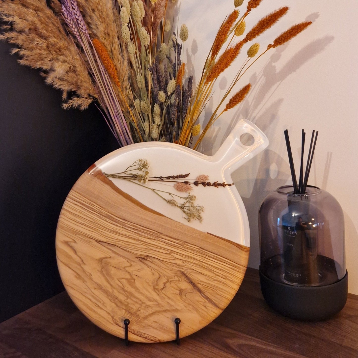 Epocraft - Ronde serveerplank - Wit