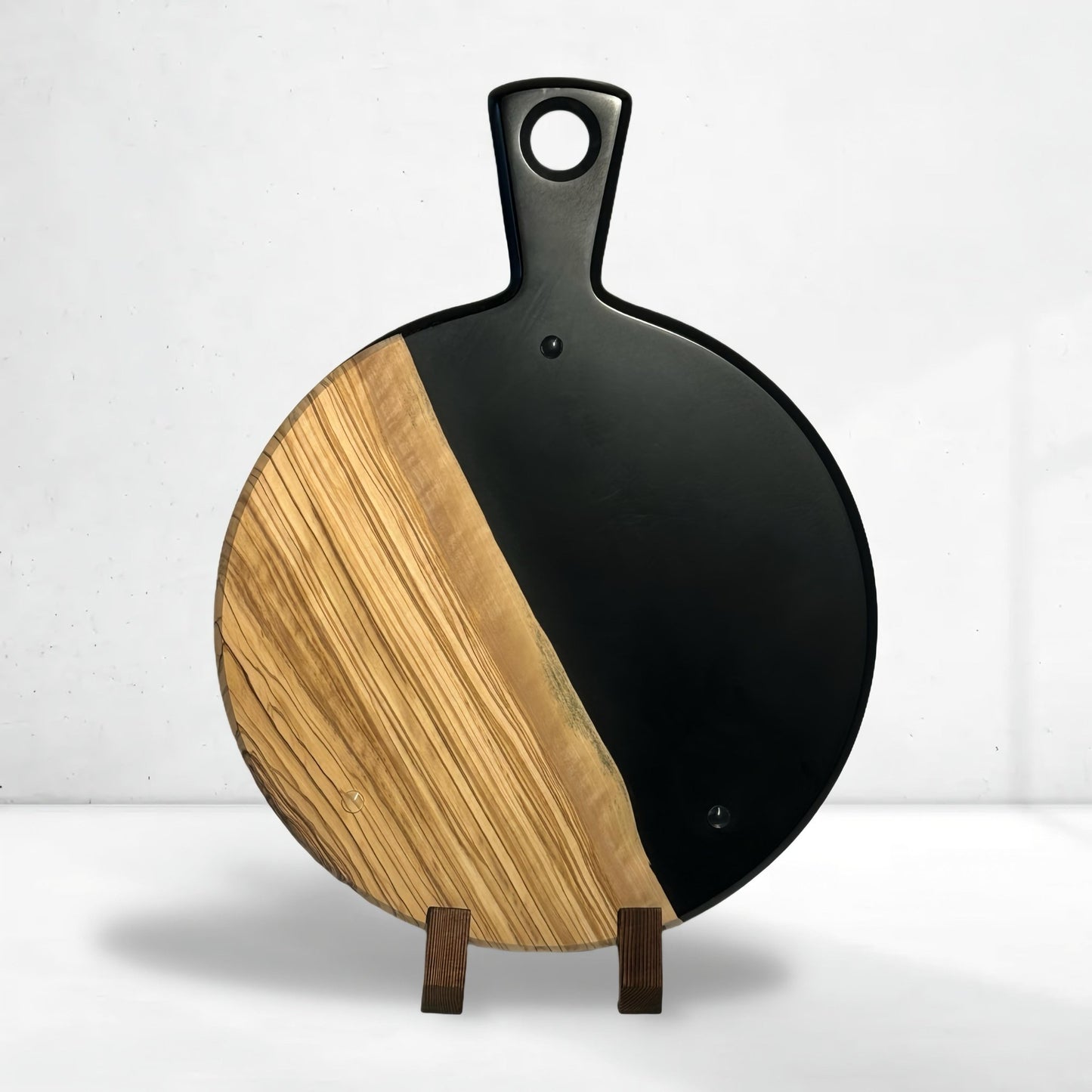 Epocraft - Ronde serveerplank - Zwart