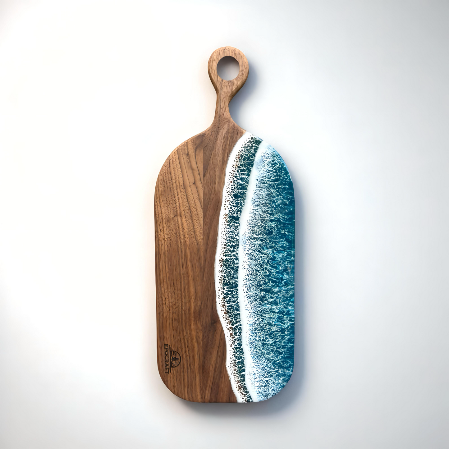 Serveerplank oceaan - Walnoot