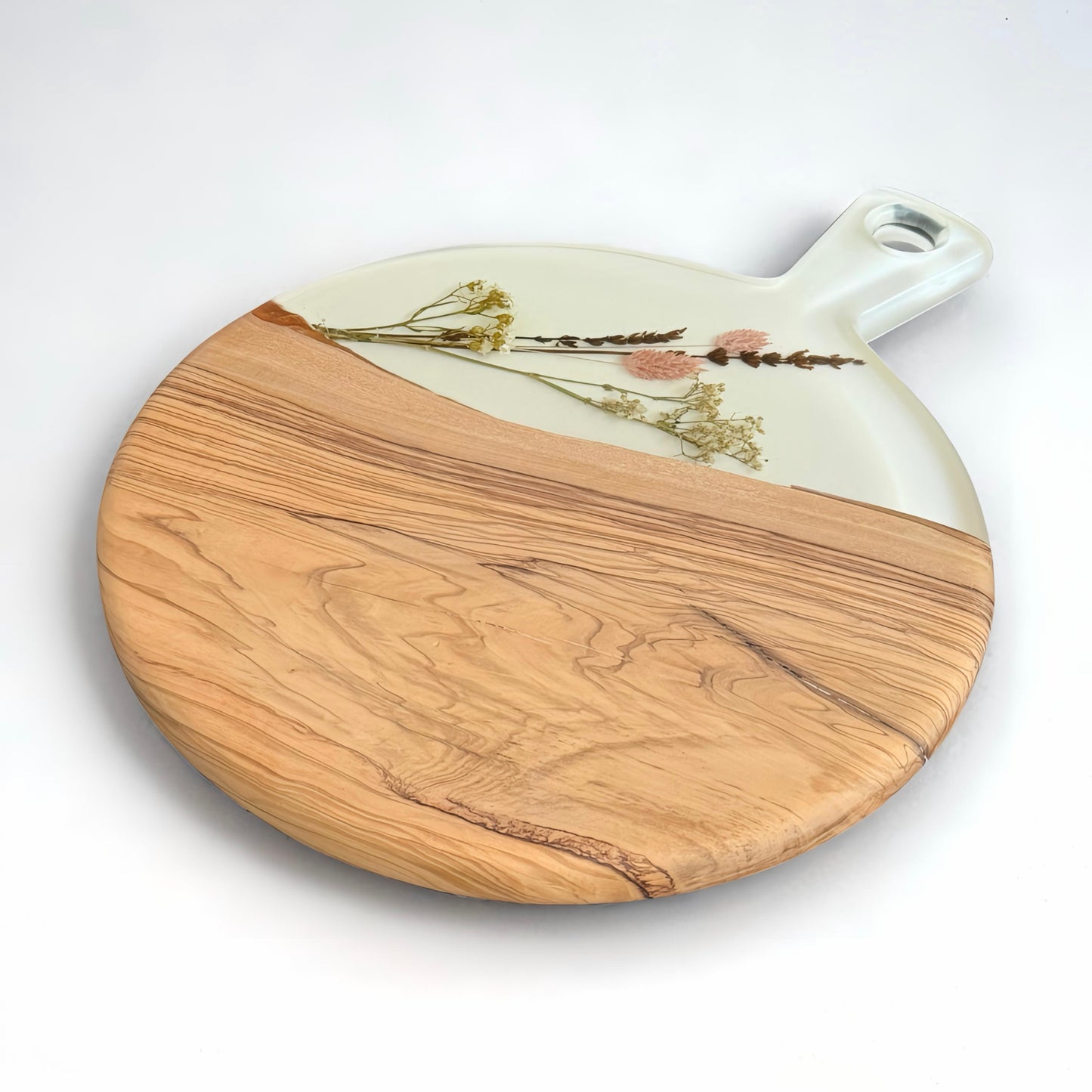 Serveerplank rond - Wit C