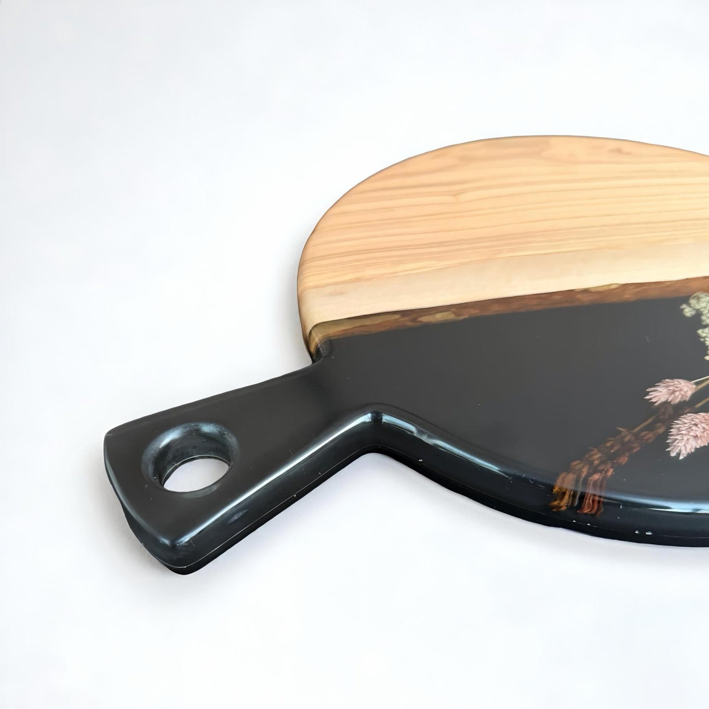 Ronde serveerplank - Zwart