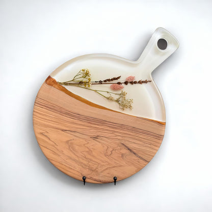 Serveerplank rond - Wit C