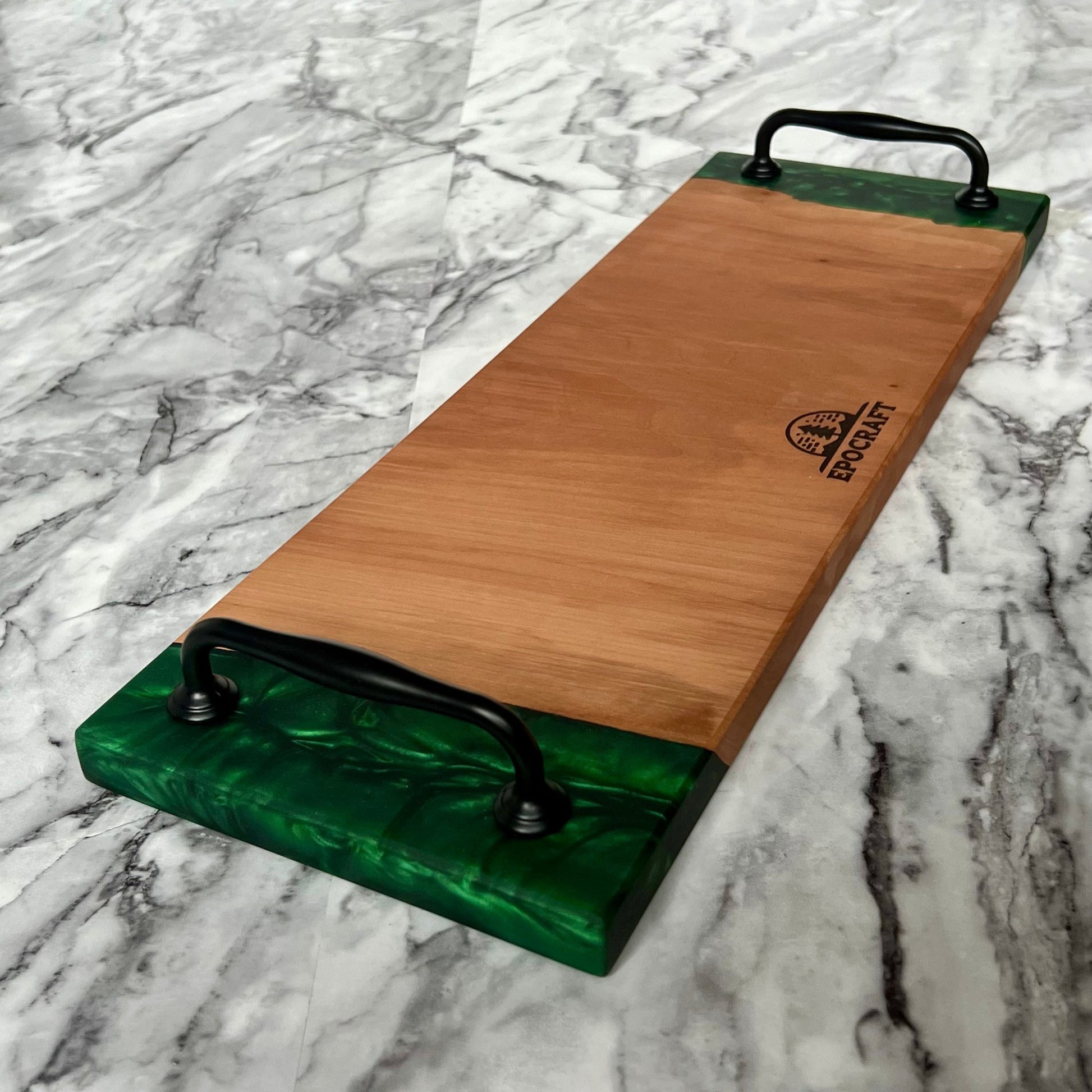 Epocraft - Borrelplank Peren hout - Groen
