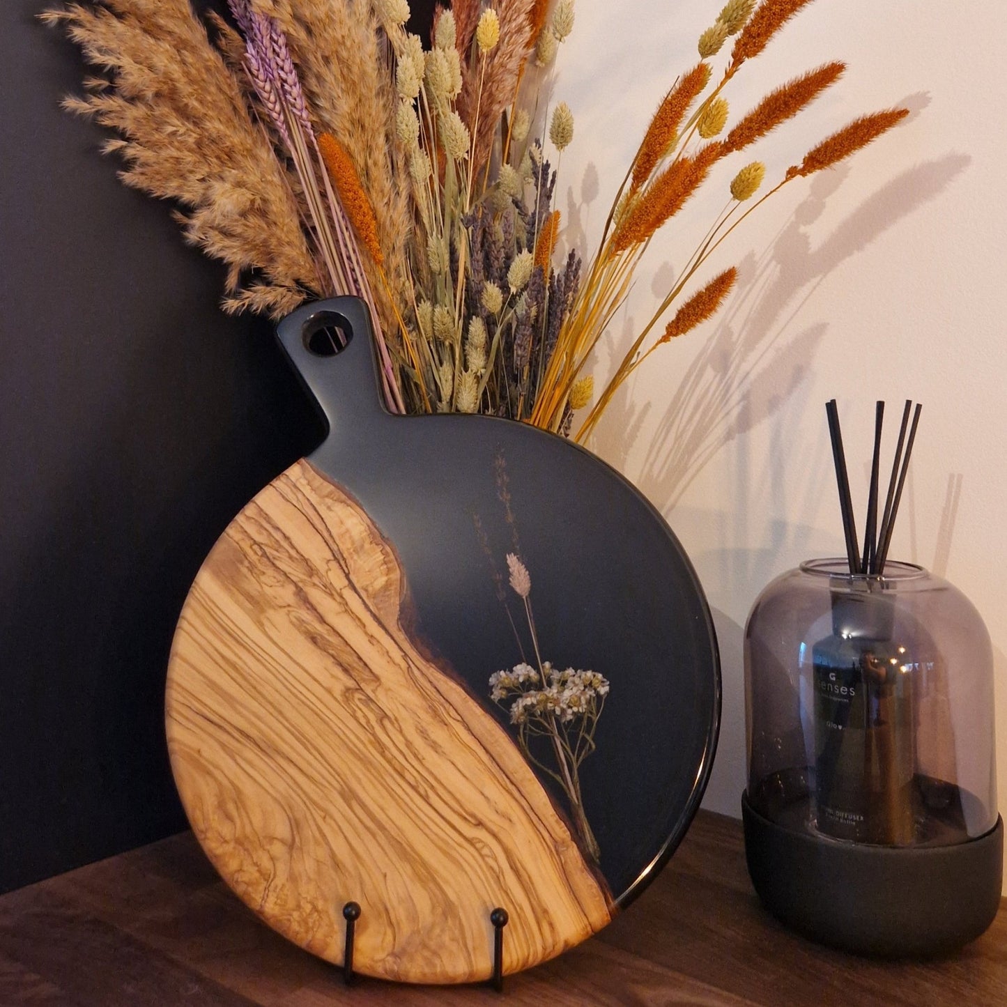 Epocraft - Ronde serveerplank - Zwart