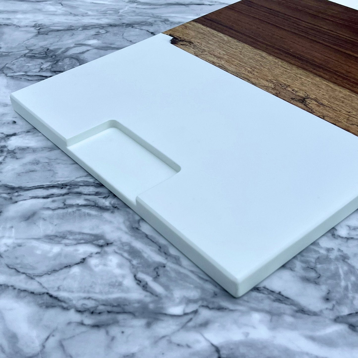 Epocraft - Serveerplank Amazakoué - Wit B