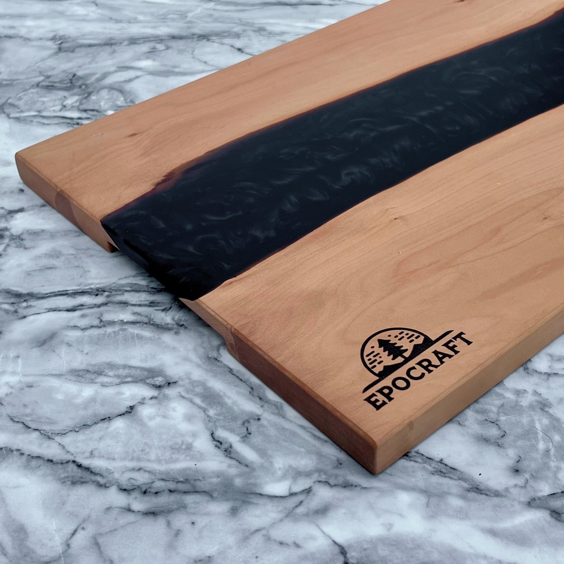 Epocraft - Serveerplank Peren hout - Zwart