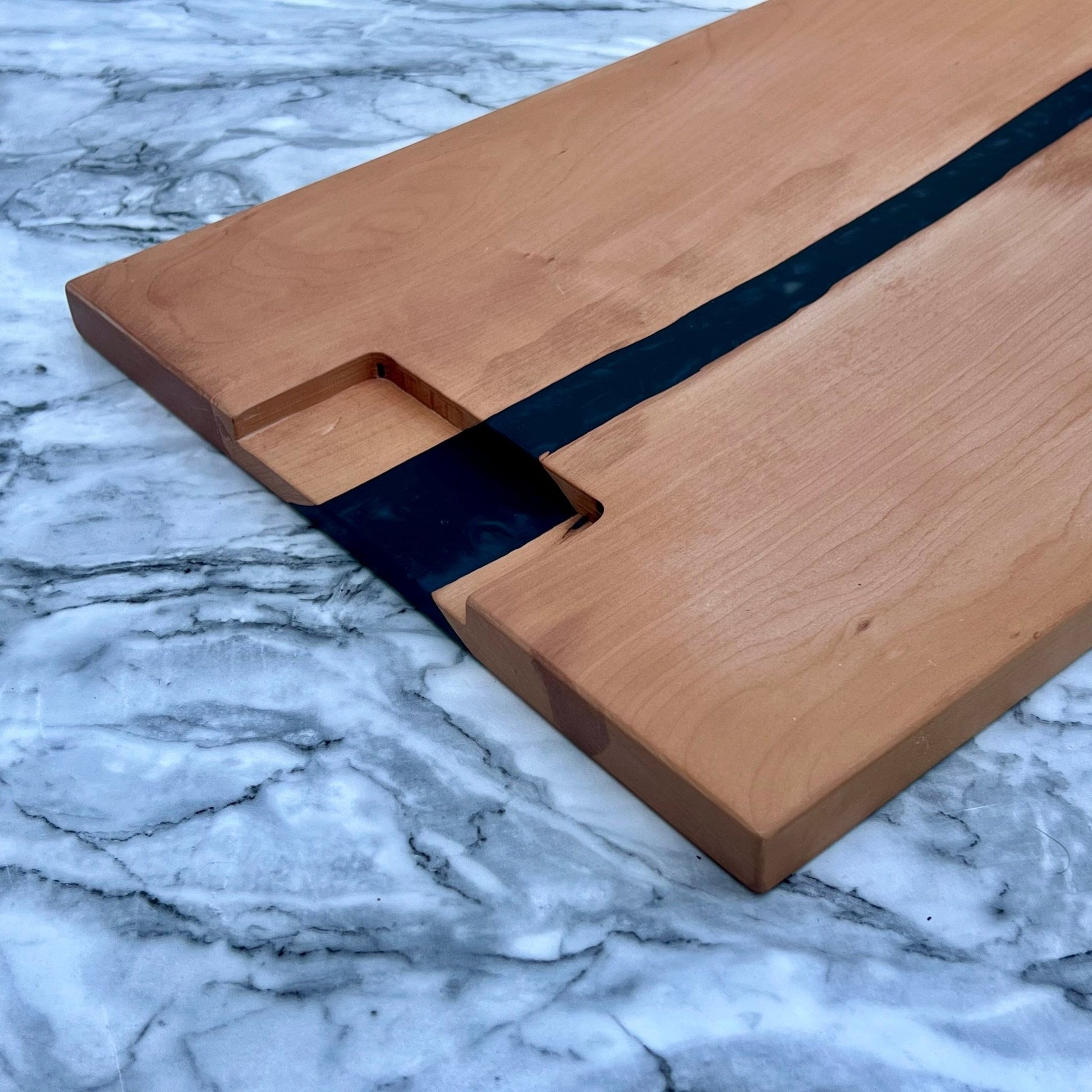 Epocraft - Serveerplank Peren hout - Zwart