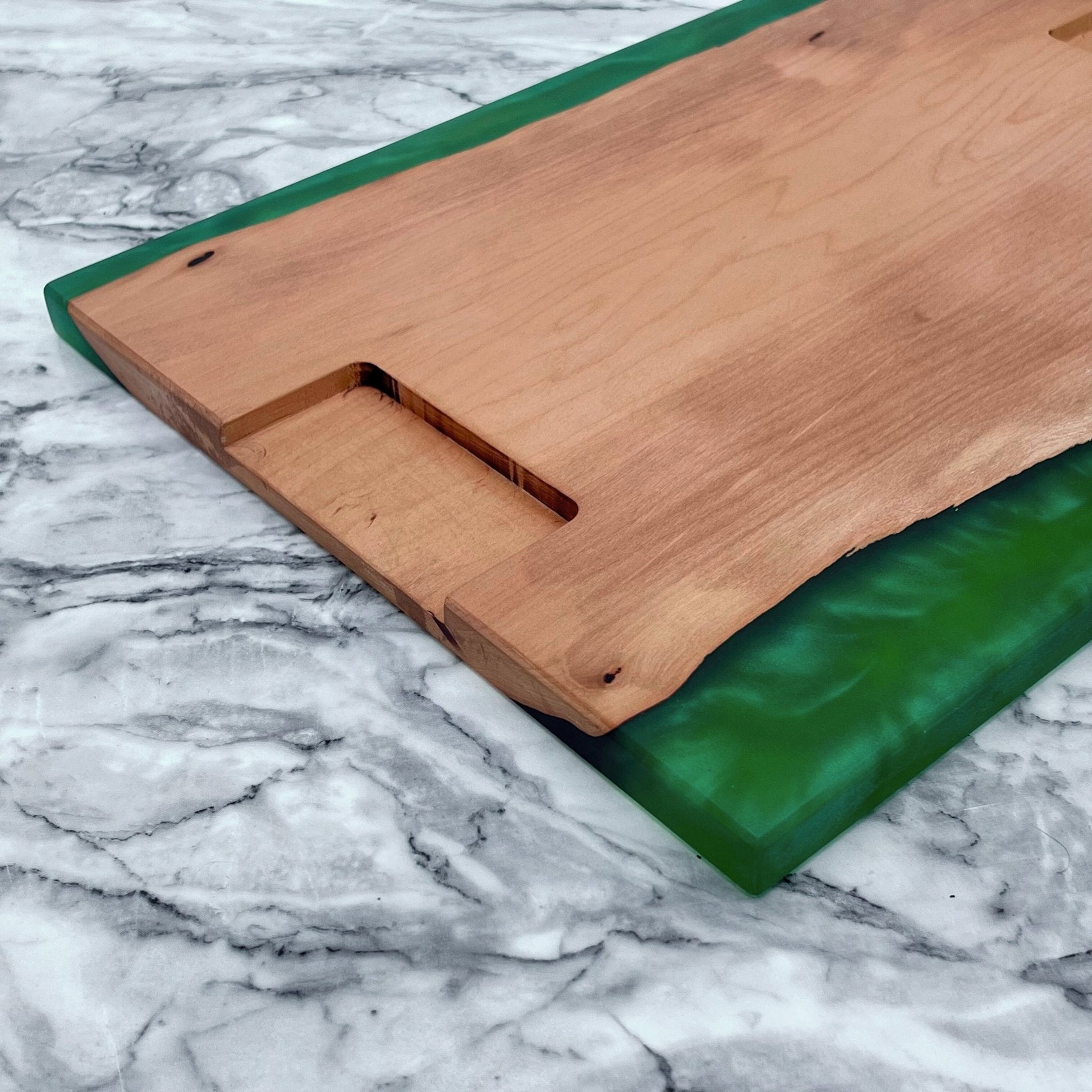 Epocraft - Serveerplank Perenhout - Groen