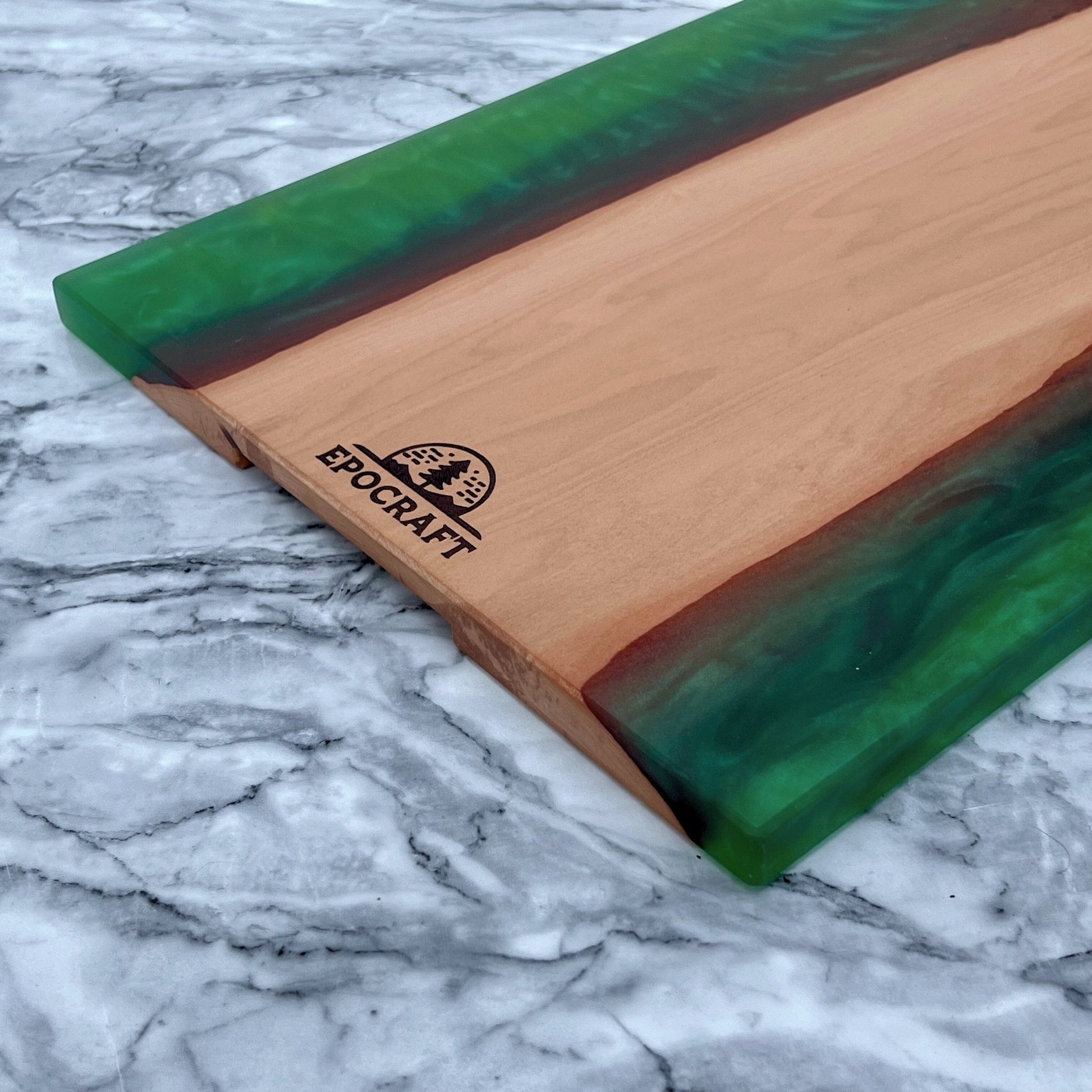 Epocraft - Serveerplank Perenhout - Groen