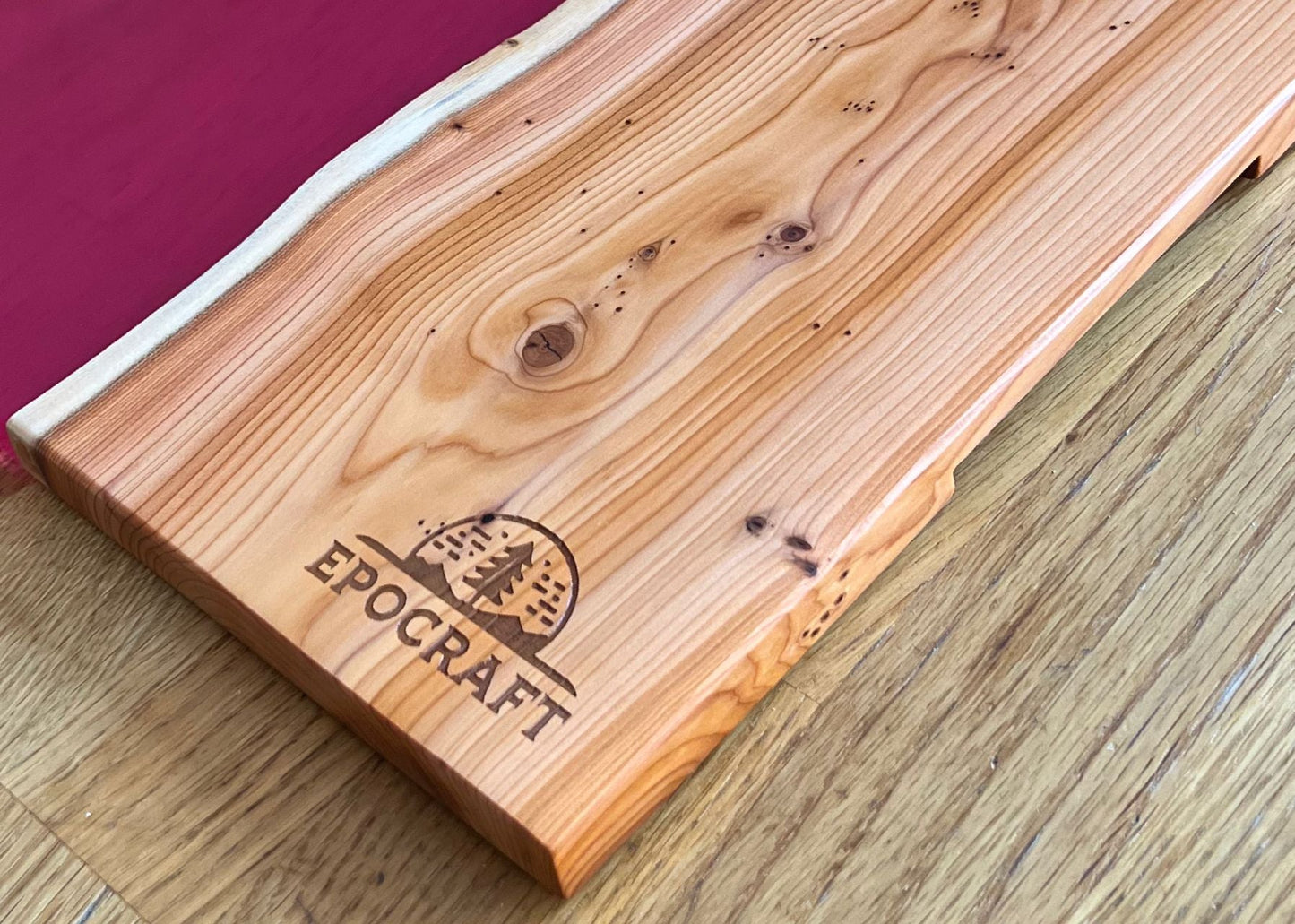 Epocraft - Serveerplank Taxus - Roze